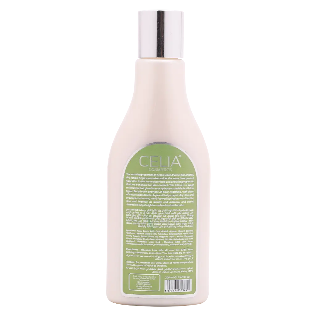 Celia Argan & Sweet Almond Oil Hand & Body Lotion 200 ml - view 2