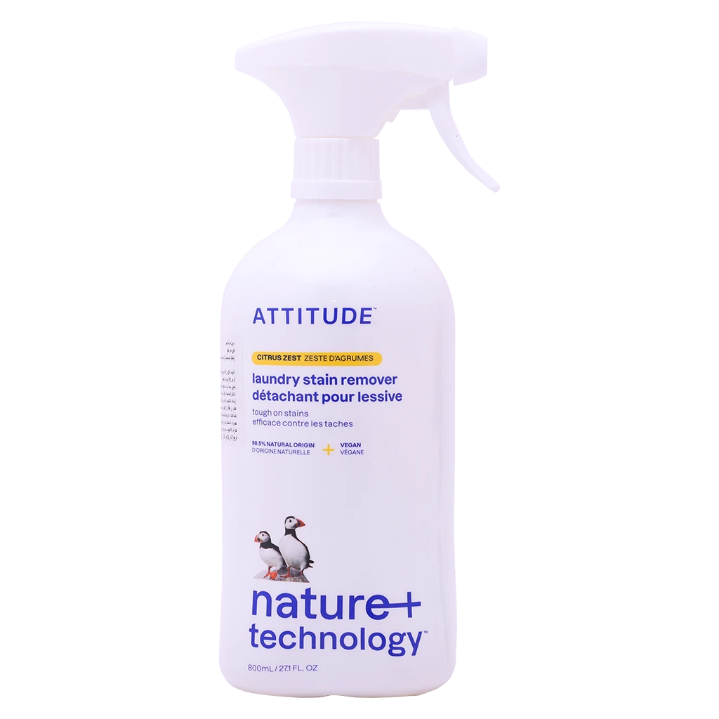 Attitude Laundry Stain Remover Citrus Zest Hypoallergenic 800ml 