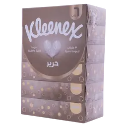 Kleenex Silk Facial Tissue 6 Boxes 50 Sheets