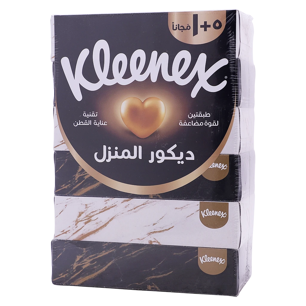 Kleenex Facial Tissue 5+1 Free 70 Sheets