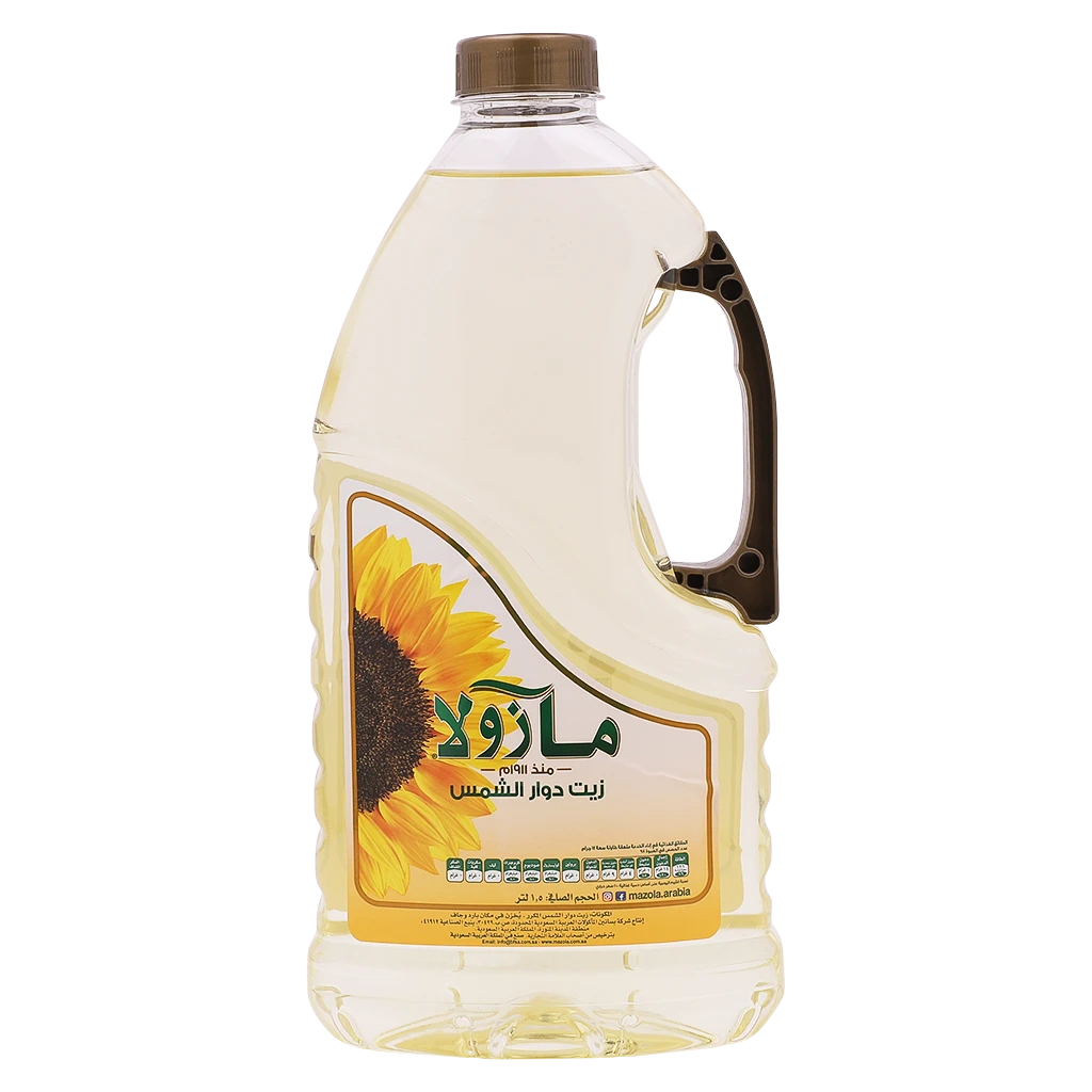 زيت مازولا دوار الشمس 1.5 لتر
