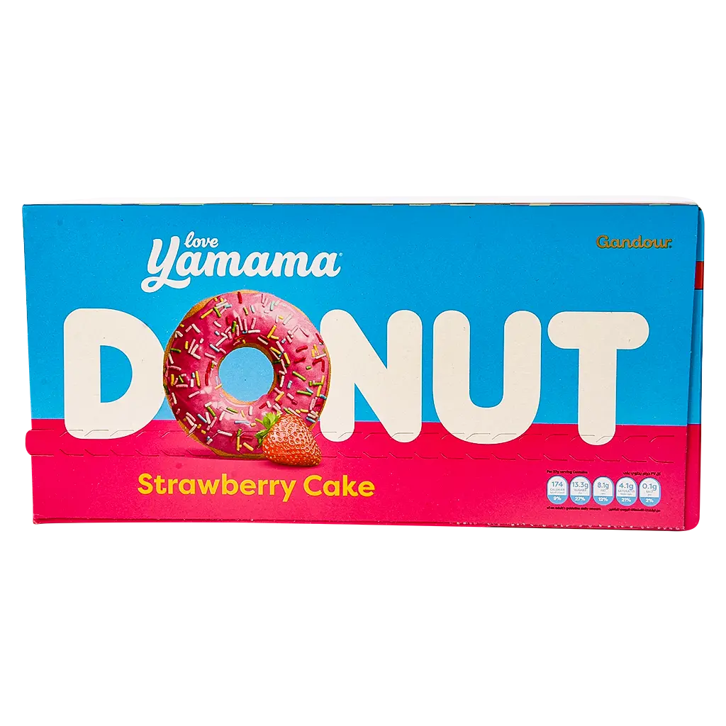 Gandour Yamama doughnut strawberry box 12x 35gm - view 6