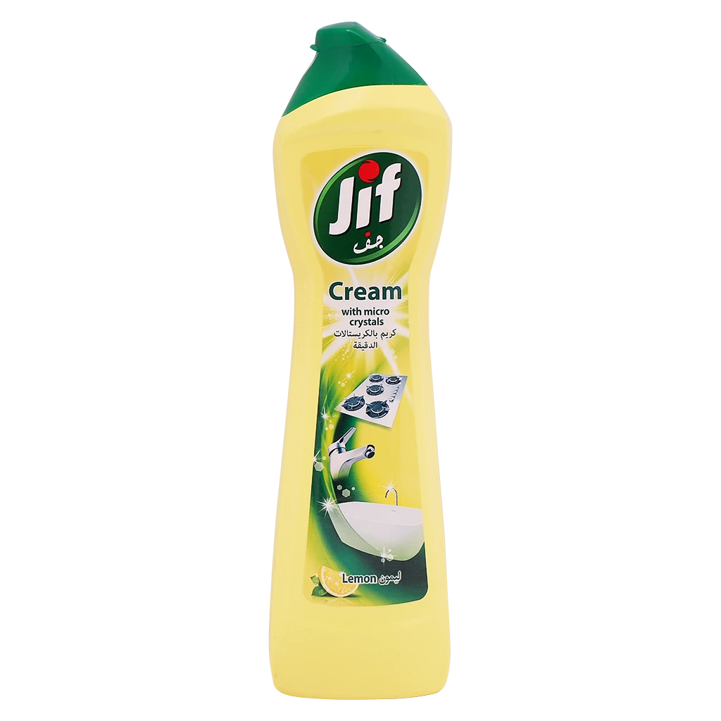 Jif Cream Cleaner With Micro Crystals Technology Lemon 500ML