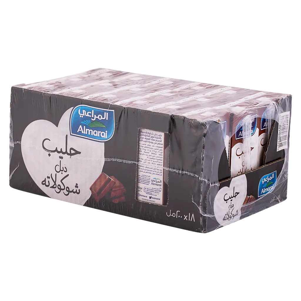 Almarai Double Chocolate Flavored Milk 18 pcs 200 ml - view 1