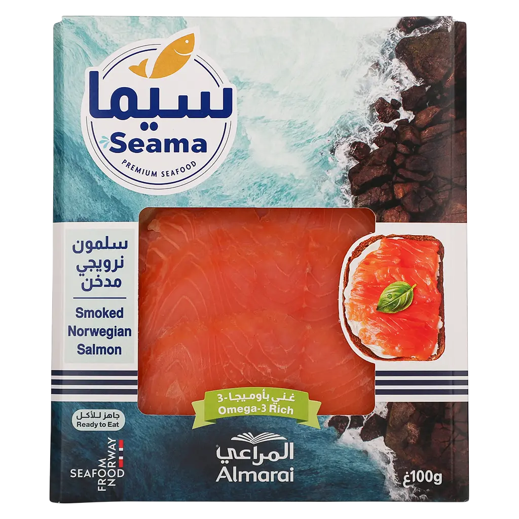 Seama Sliced Cold Smoked salmon 100 Gm - view 1