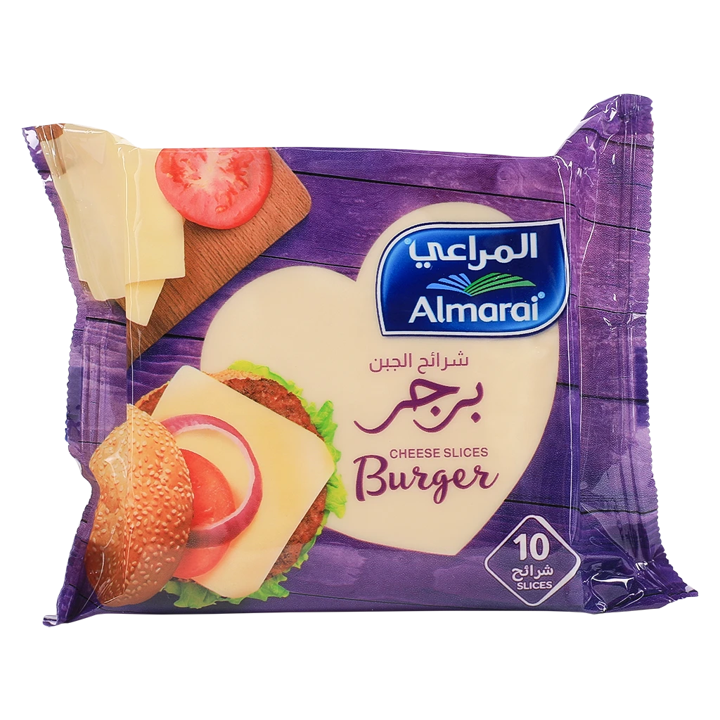 Almarai Burger Slices Cheese 10 Slices 200 gm