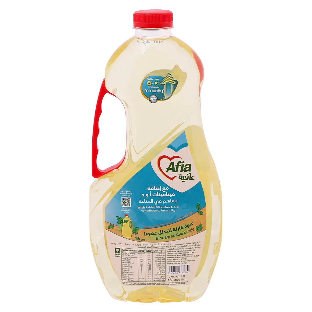 Afia Sunflower Oil 1.5 L - view 3