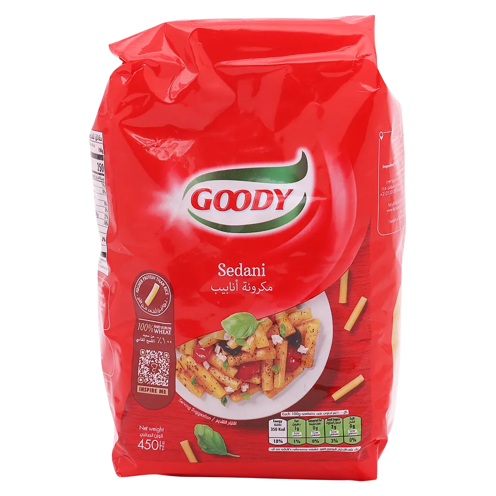Goody Pasta Sedani No.12 450 gm - view 1
