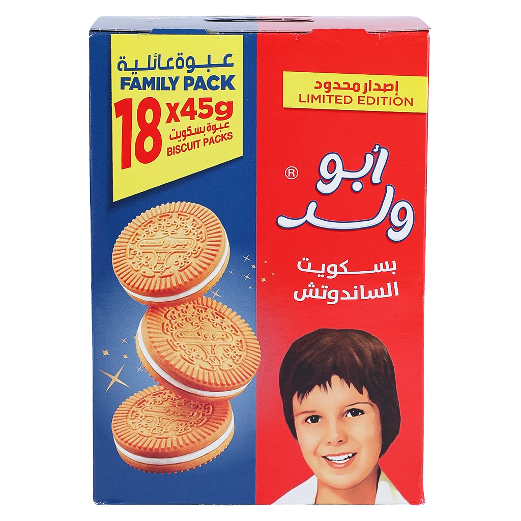 Abu Walad Biscuit Family 18 x 45 gm