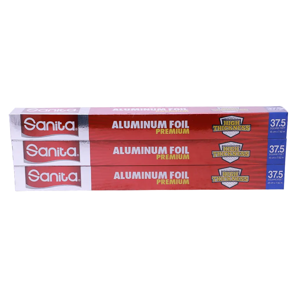 Sanita Aluminum Foil 37.5 SqftX3 Pieces - view 3