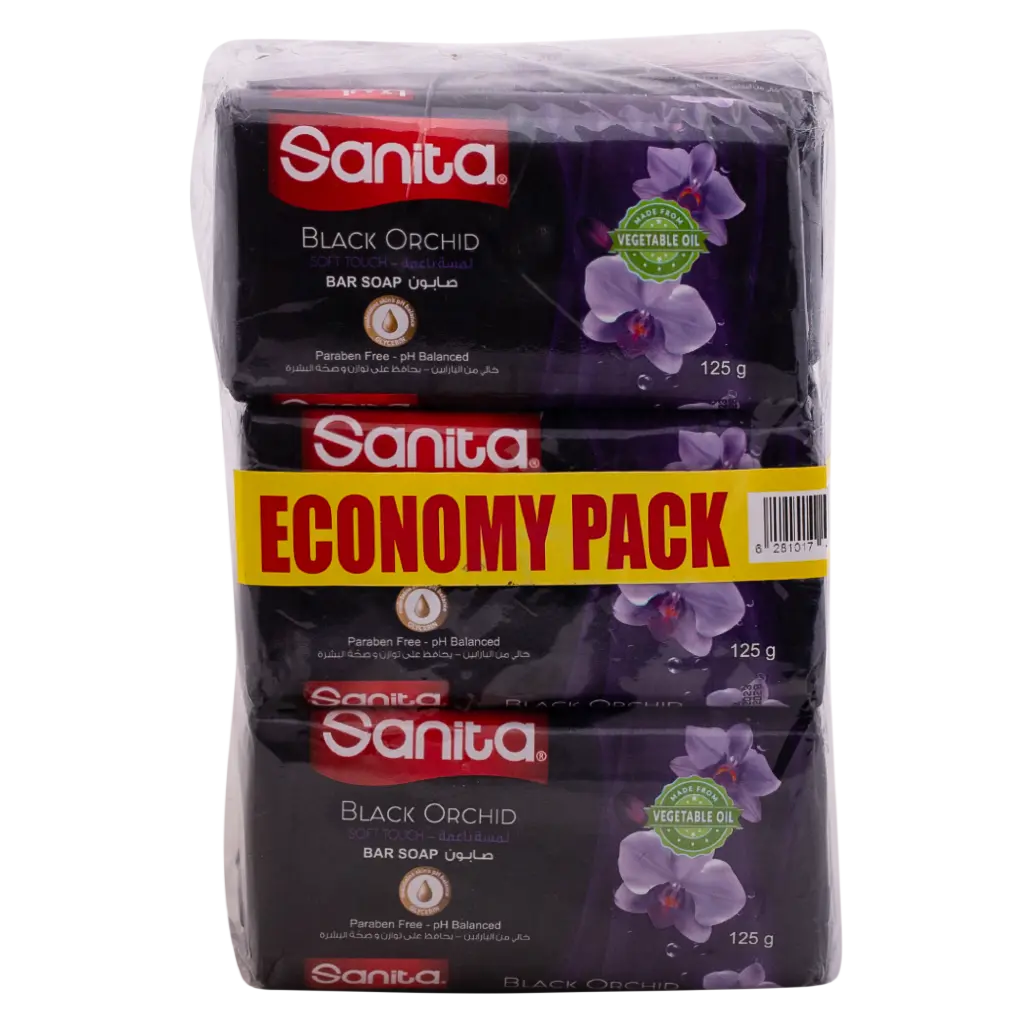 Sanita Black Orchid Bar Soap Economic Pack 6*125 gm - view 2