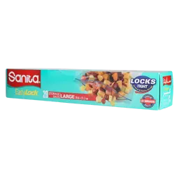 سانيتا - قفل سهل كبير - 20 كيس