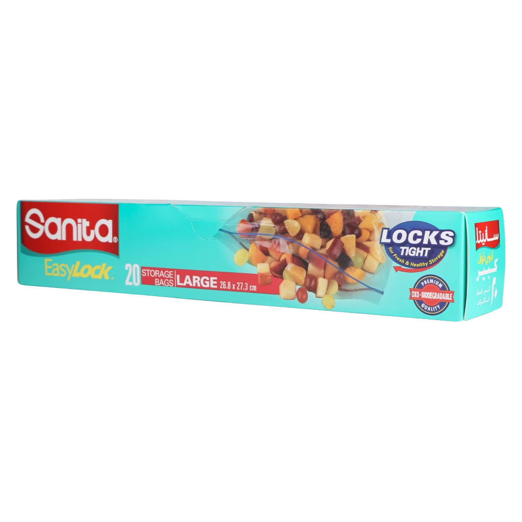 Sanita Easy Lock Large 20 Bags