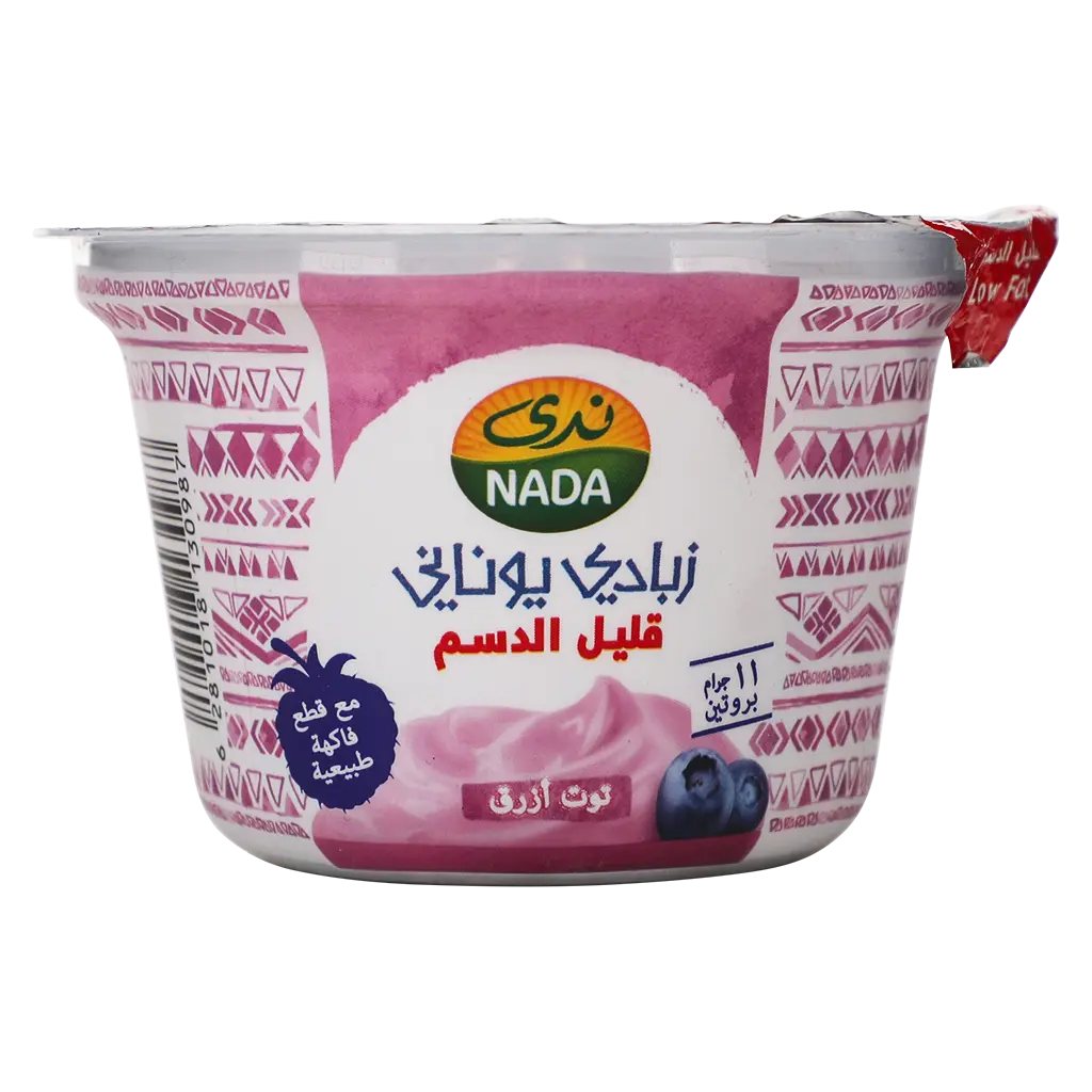 Nada Greek Yoghurt Low Fat Blueberry 160 gm - view 2