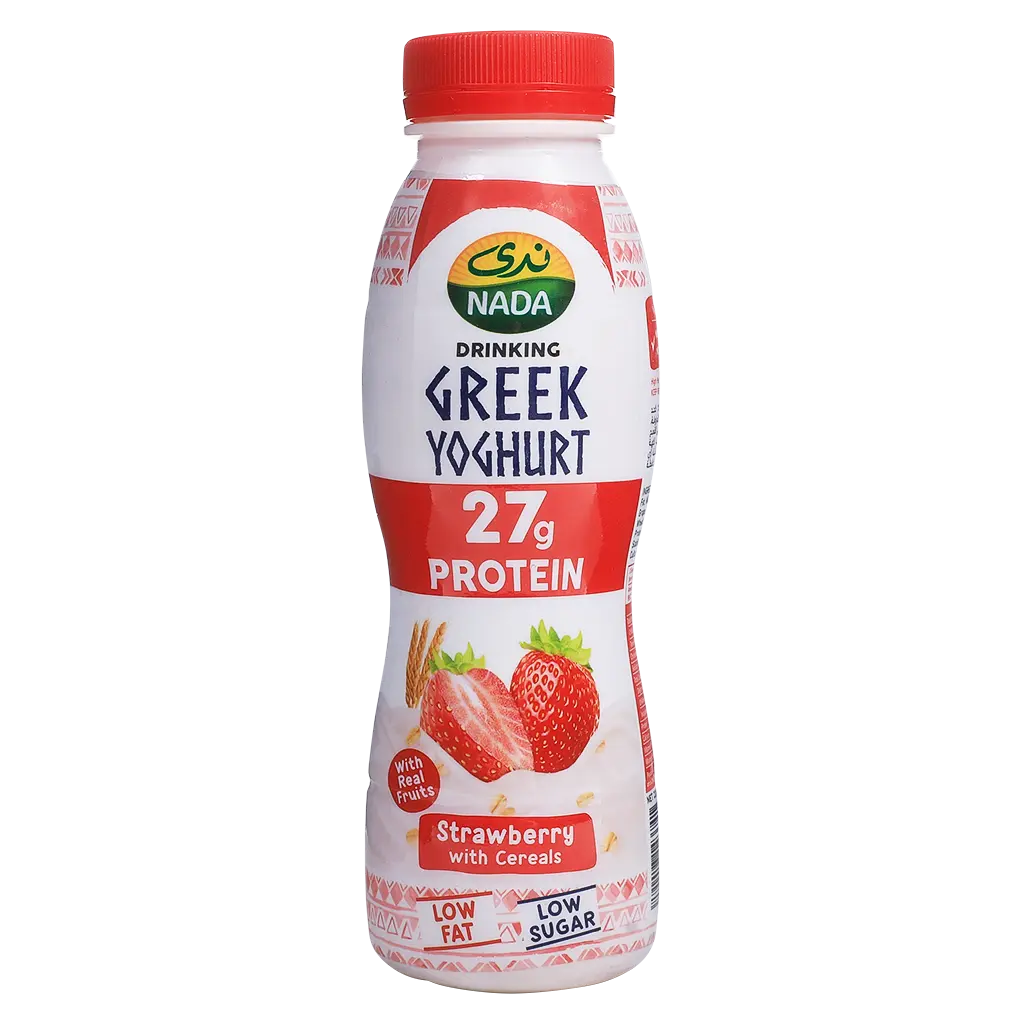 Nada Greek Yoghurt Drink Low Fat  Strawberry & Cereal  330 ml - view 2