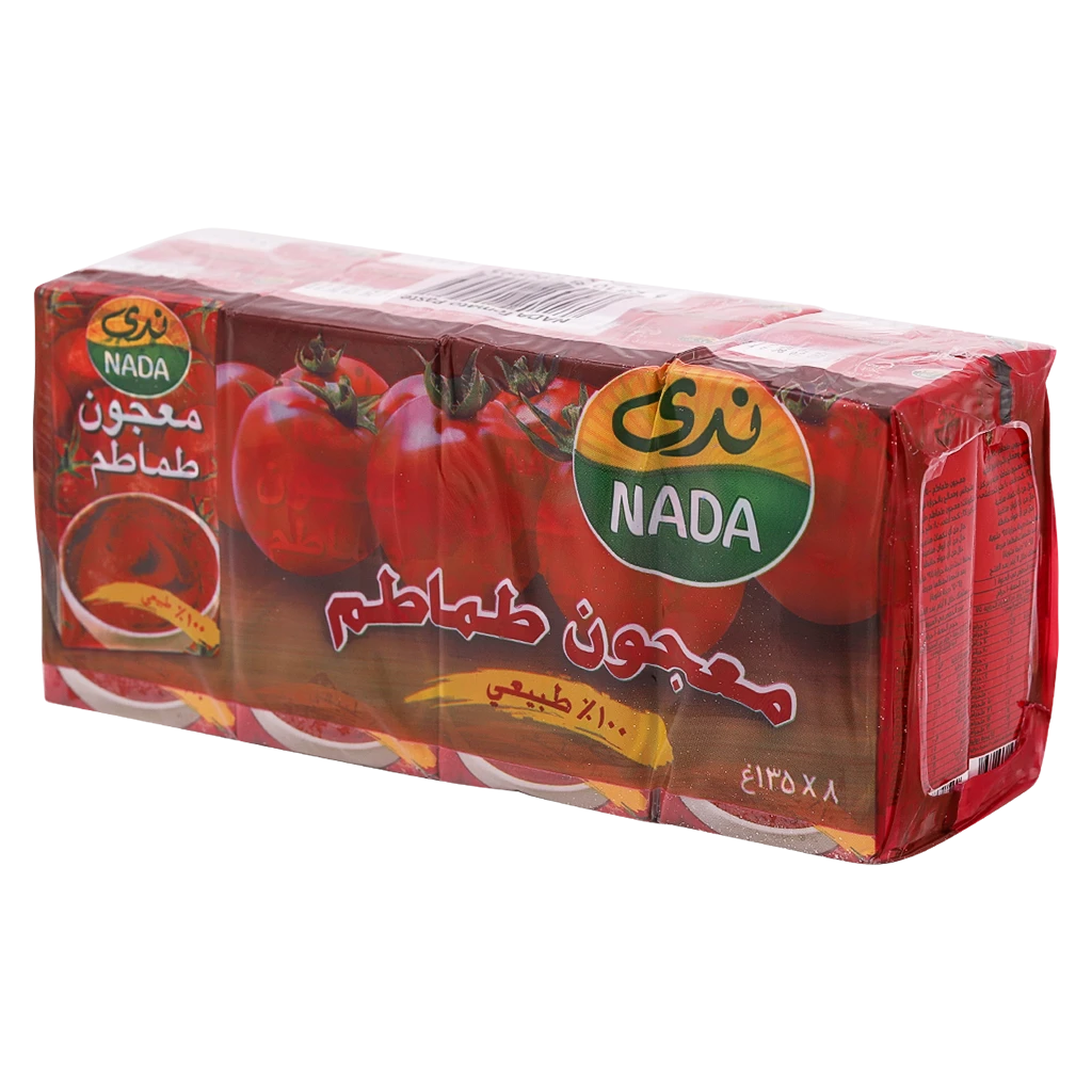 Nada Tomato paste pack Pack 8 Pcs 135 gm