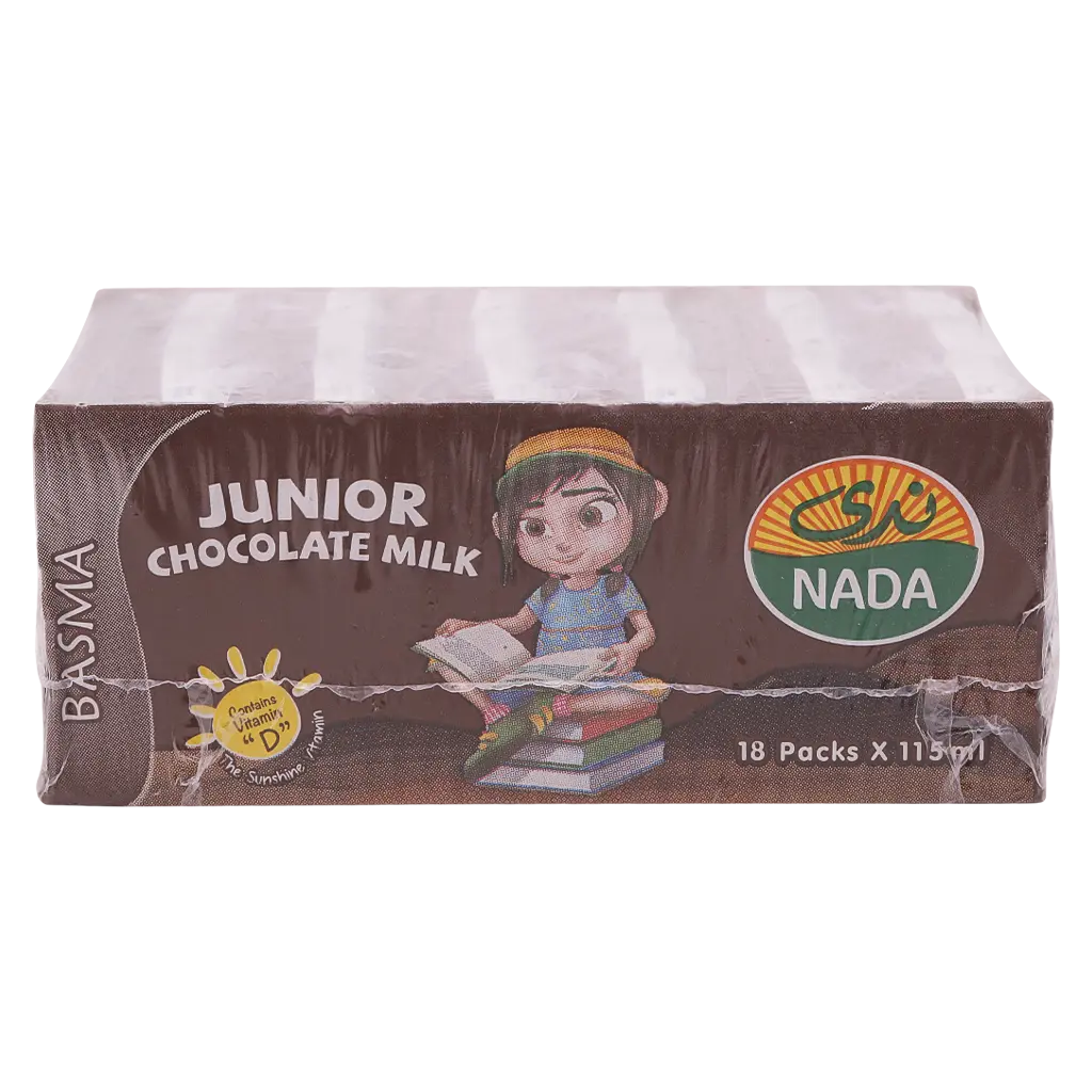 Nada Milk Basma Chocolate Flavor Carton 18 x 115ml  - view 3