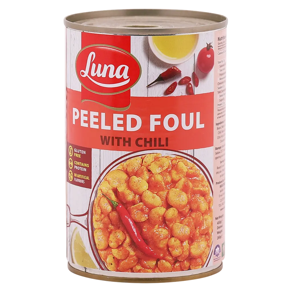 Luna Foul Peeled With Chili 450 gm - view 2