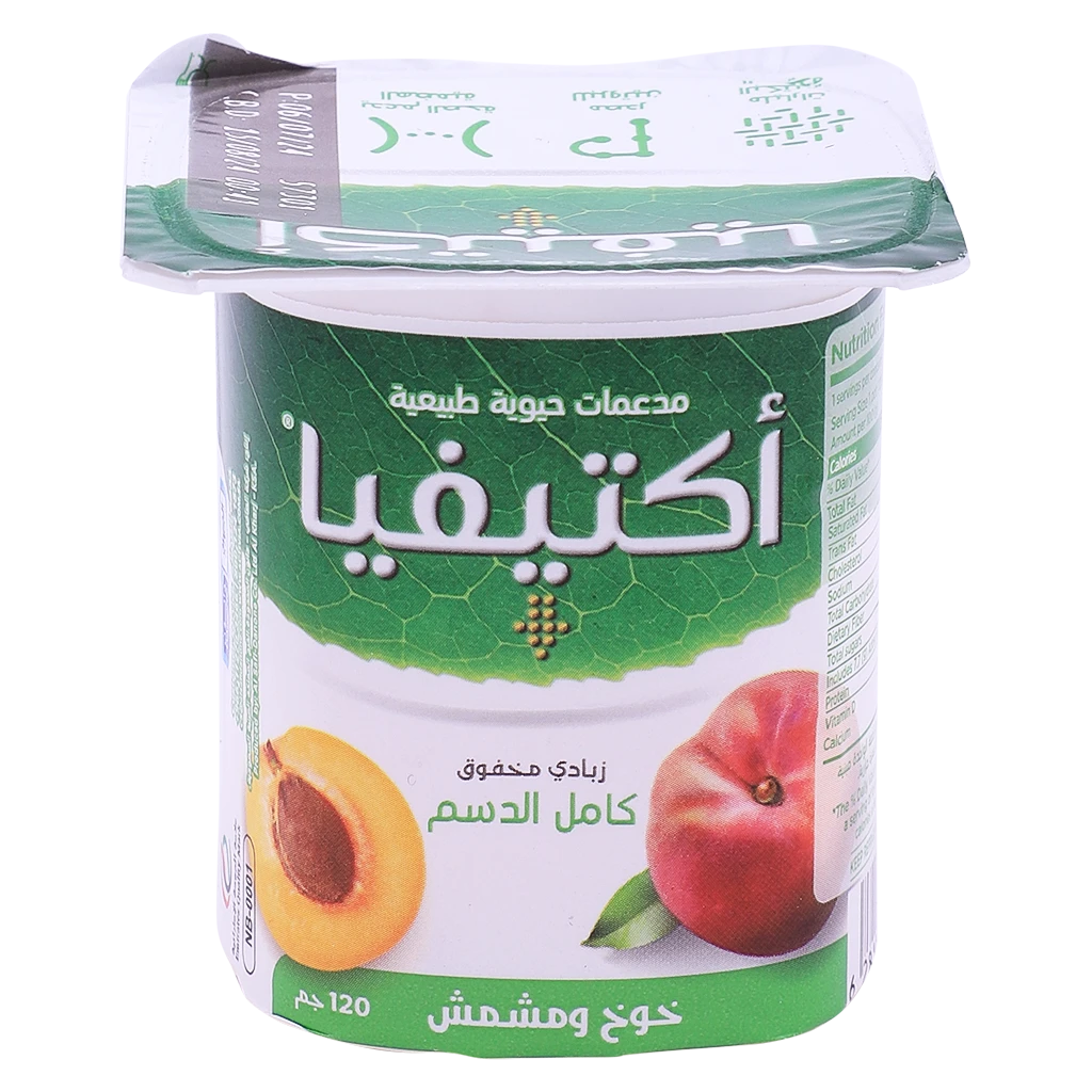 Activia Yoghurt Peach And Apricot 120 gm