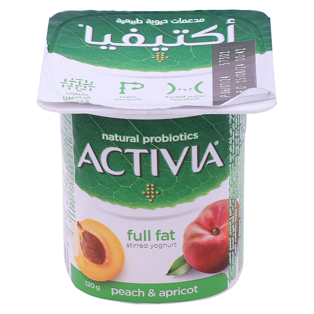 Activia Yoghurt Peach And Apricot 120 gm - view 2