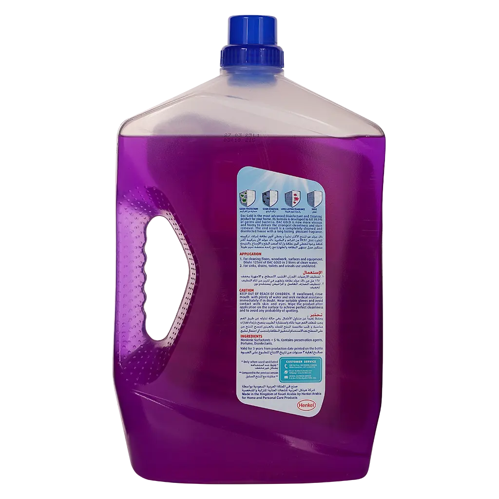 Dac Gold Disinfectant Cleaner Lavender 3 L - view 2
