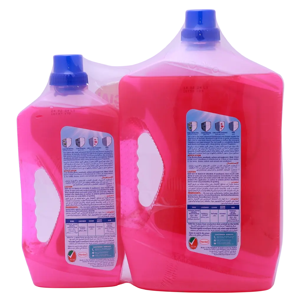Dac Disinfectant Super Rose Gold 3Ltr + 1Ltr Free - view 2