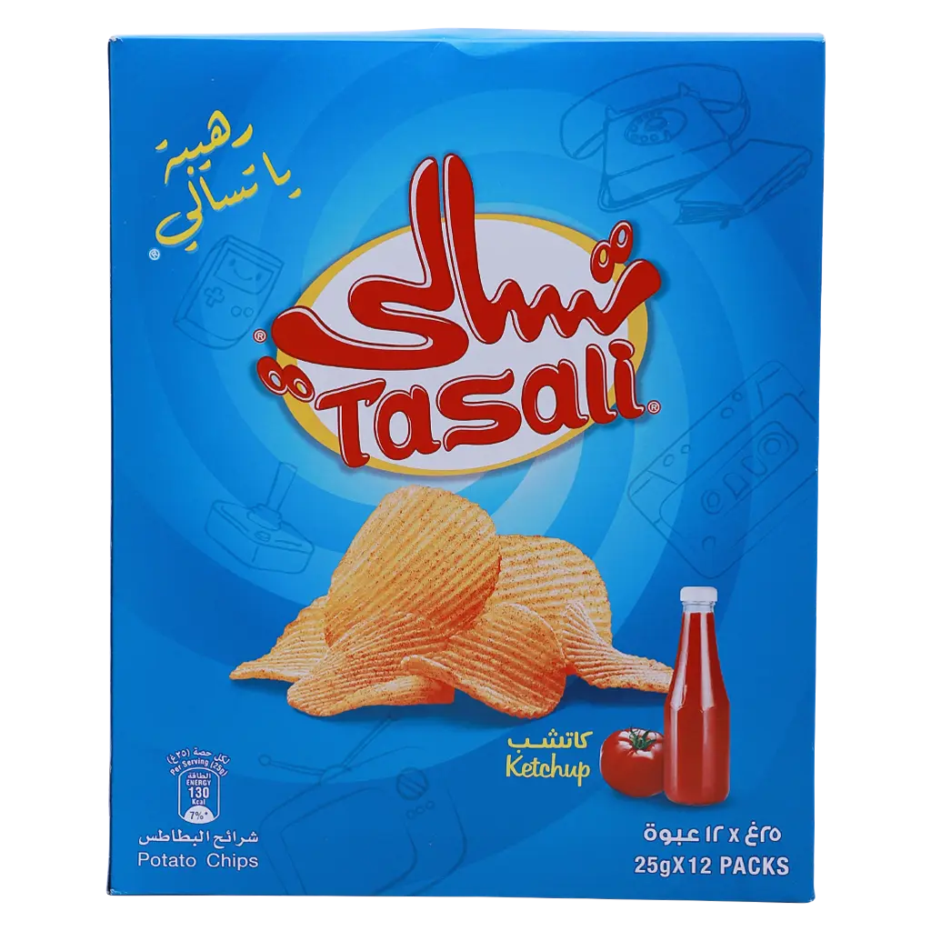 Tasali Ketchup Potato Chips 12 pcs 25 gm - view 3