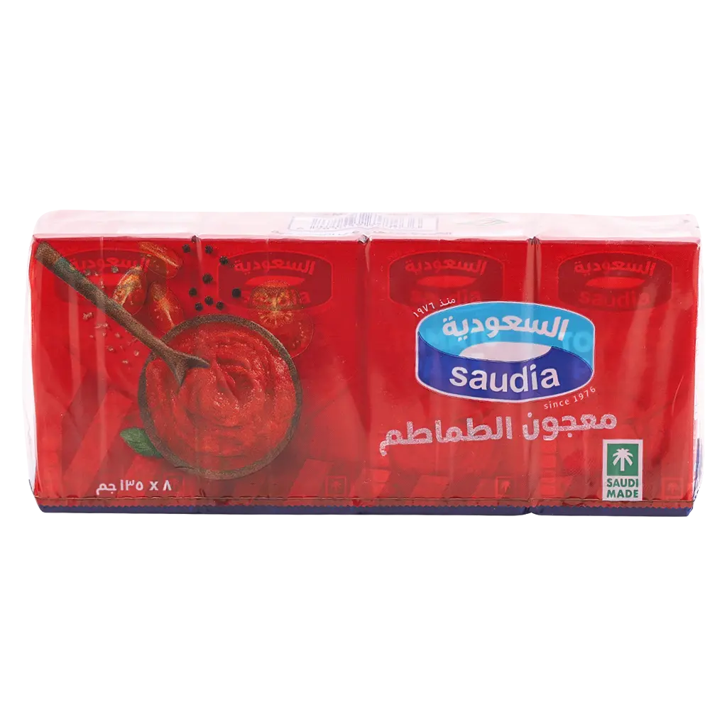 Saudia Tomato Paste Box 8 pcs 135 gm - view 4