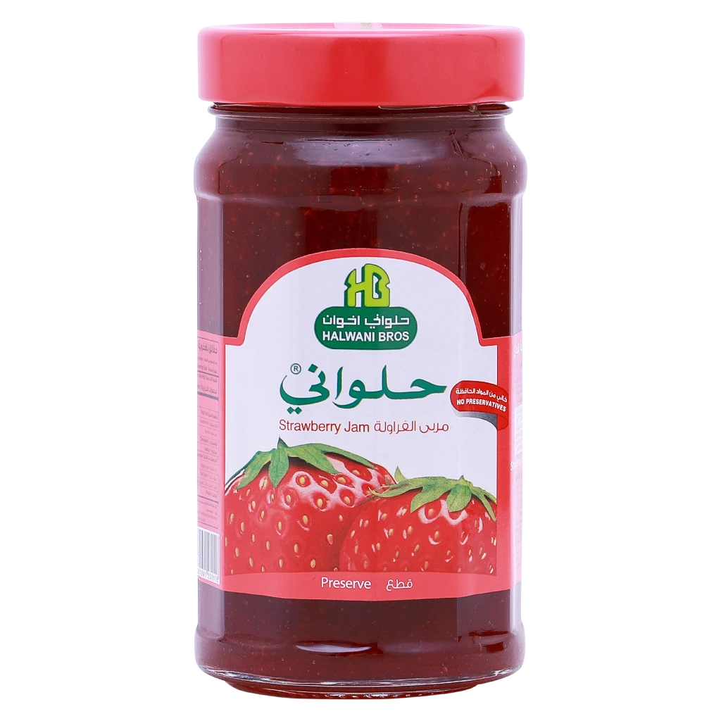 Halwani Strawberry Jam Preserve  400 gm
