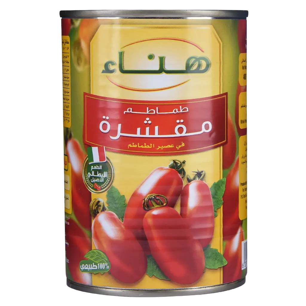 Hanaa Tomatos Peeled 400 gm - view 1