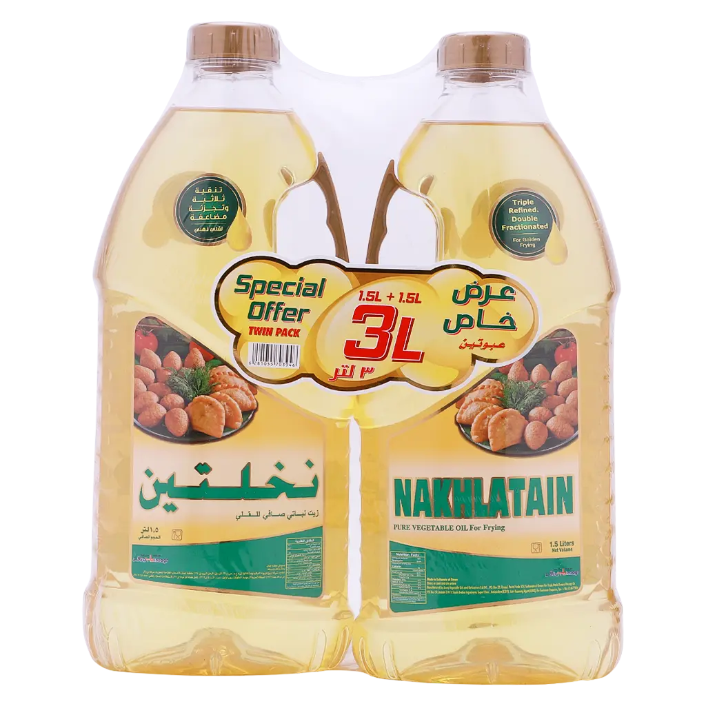 Nakhlatain Vegetable Oil Promo Pack 2 PCs 1.5 ltr - view 1