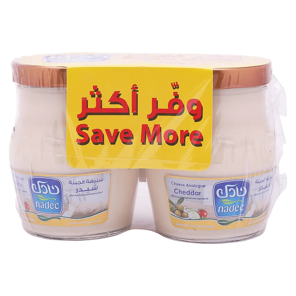 Nadec Analogue Spreadableable Cheddar Cheese 2 pcs 500 gm - view 2