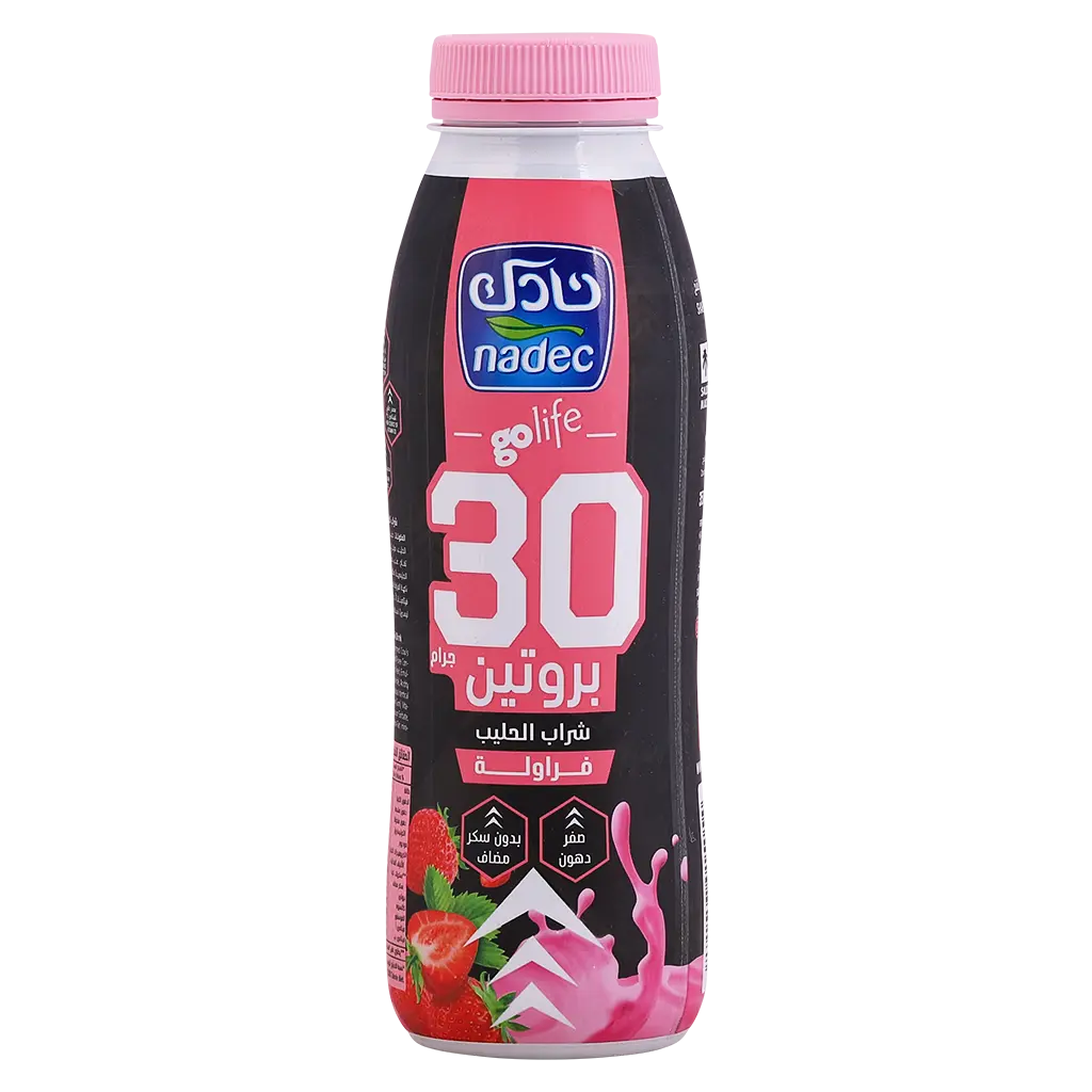 Nadec High Protein Milk Strawberry 350 ml - view 1