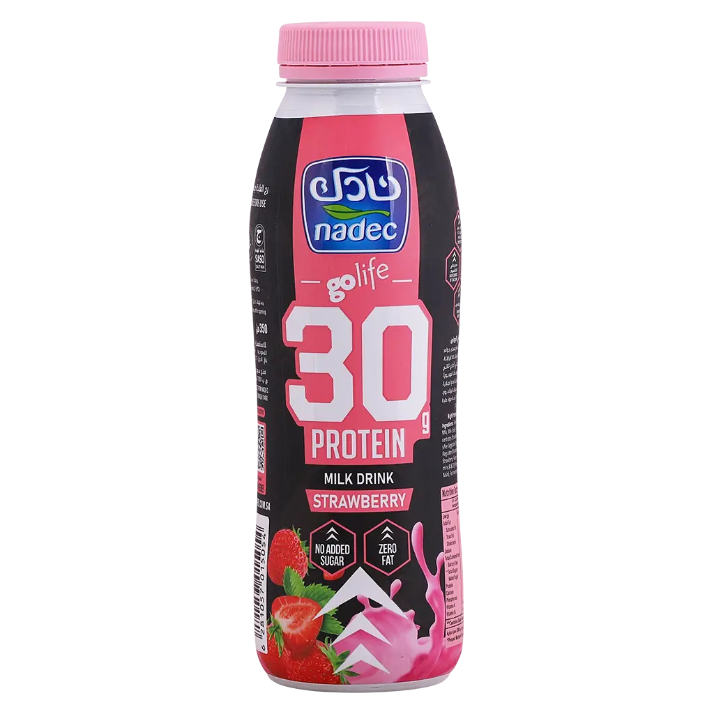 Nadec High Protein Milk Strawberry 350 ml - view 2