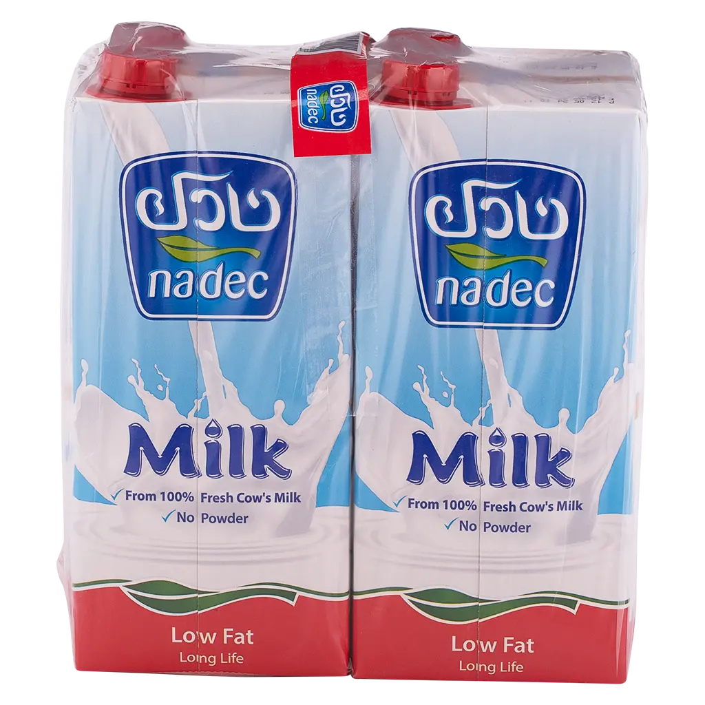 Nadec Low Fat Milk Long Life 4 pcs 1 L - view 3
