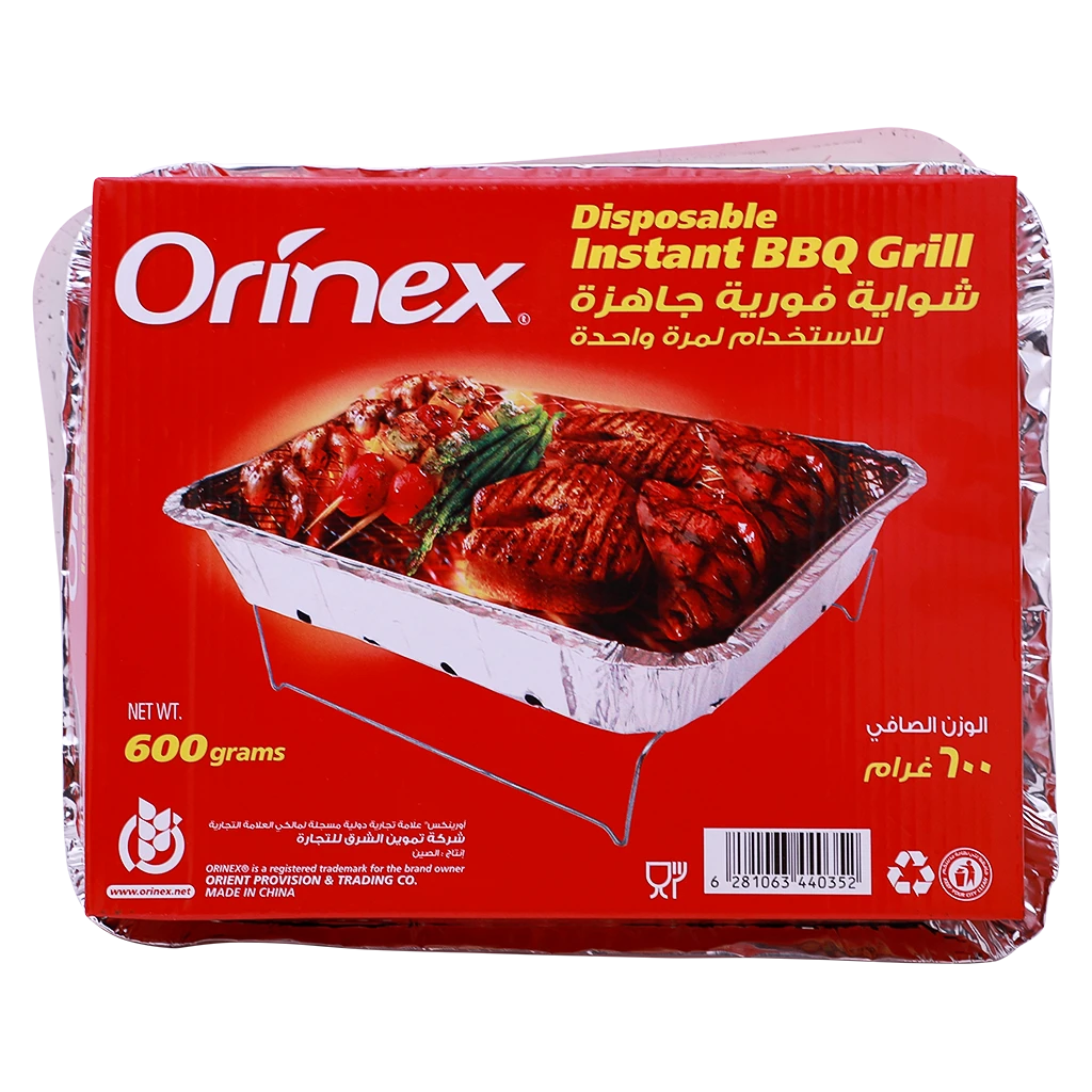 Orinex Disposable Instant BBQ Grill 600 gm