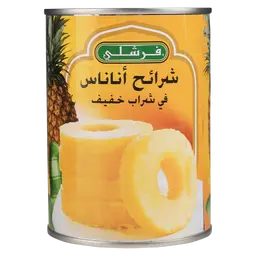 Freshly Sliced Pineapple In Light Syrup 565 gm