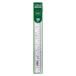 ‎بلاستيك ‎12‎" 30‎ cm مسطرة حافة مستقيمة ‎روكو‎‎