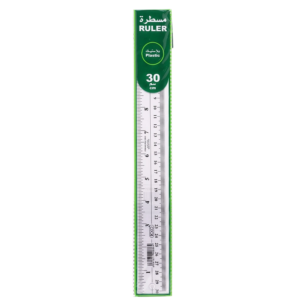 Roco Ruler Straight Edge 12" 30 cm Plastic
