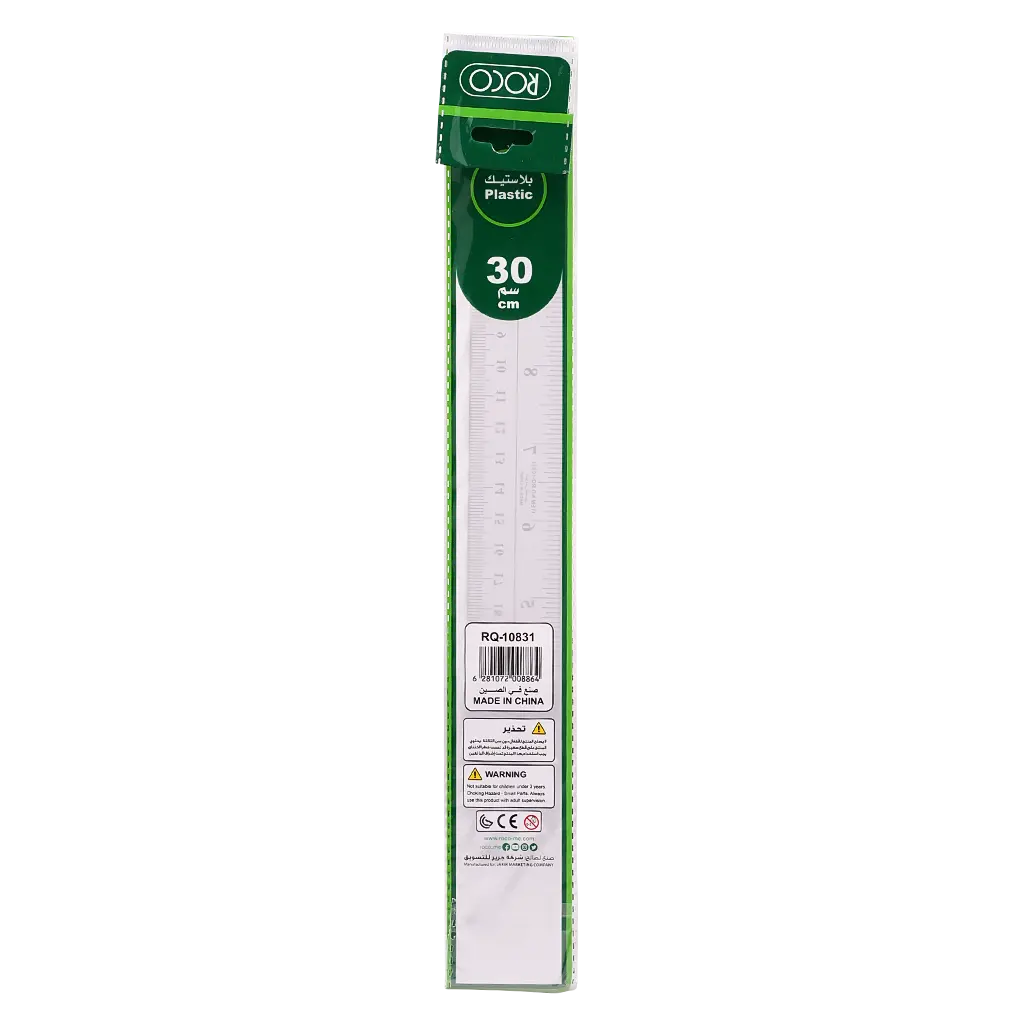 Roco Ruler Straight Edge 12" 30 cm Plastic - view 2