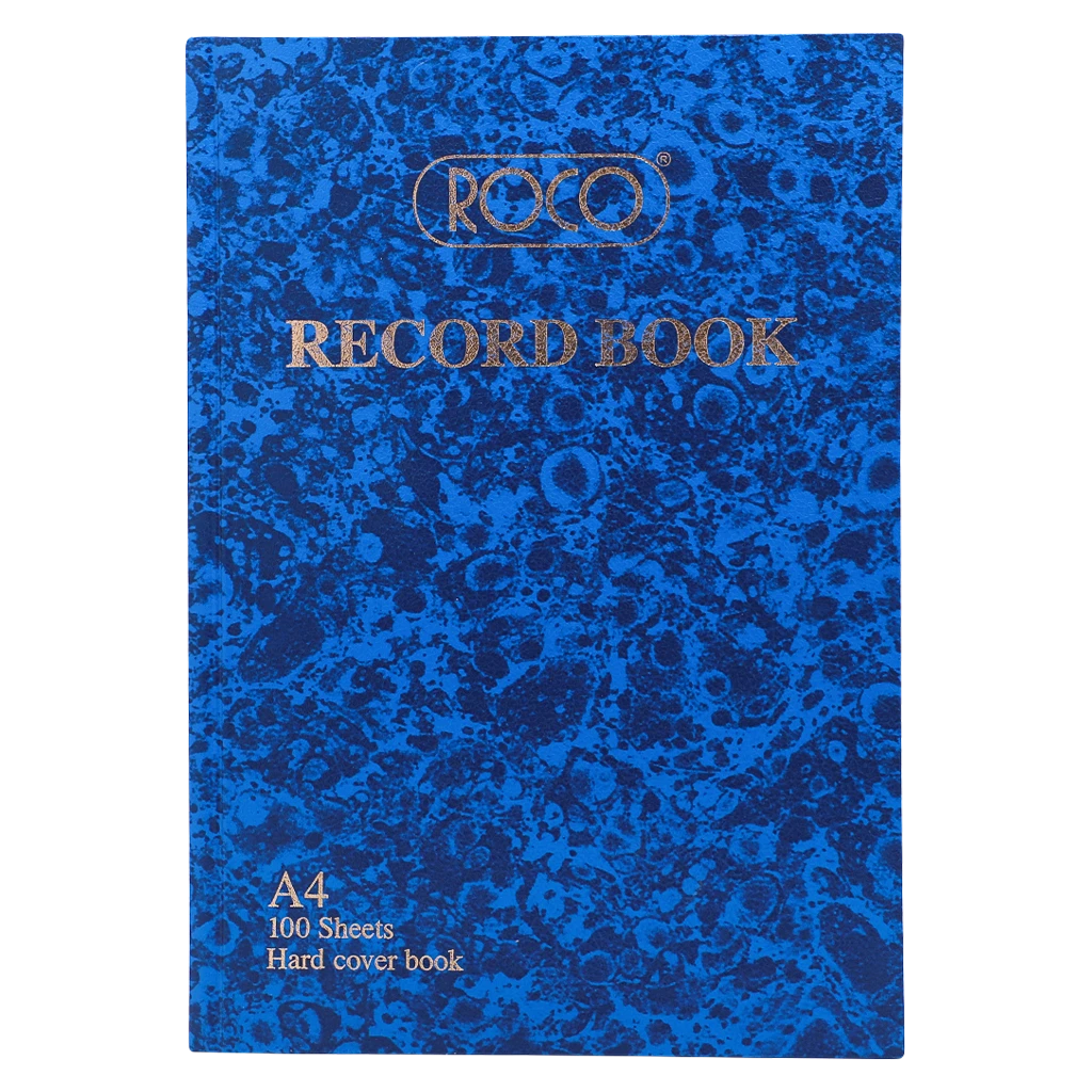 Roco Record Book A4 100 Sheets 