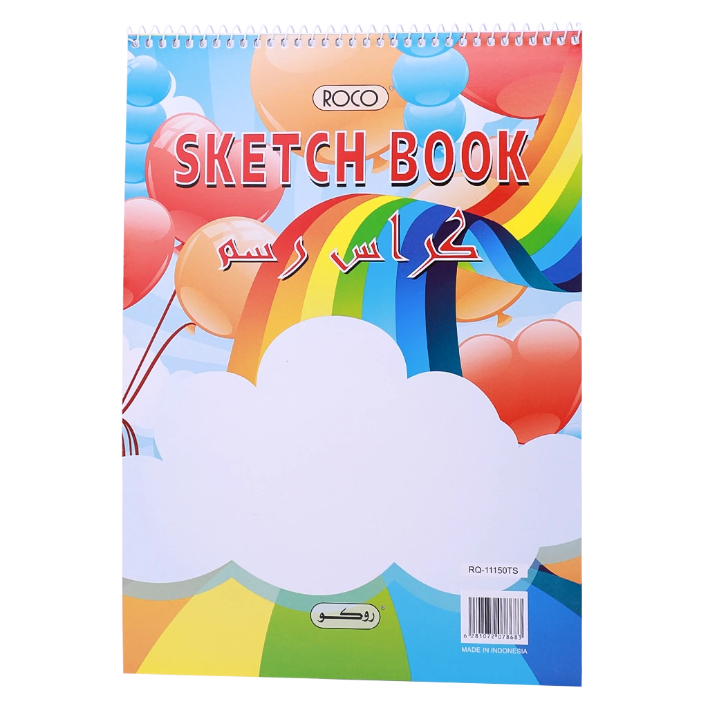 Roco Sketch Book for Pencil Drawing and Painting Diversed 110 gsm White A4 20 Sheets