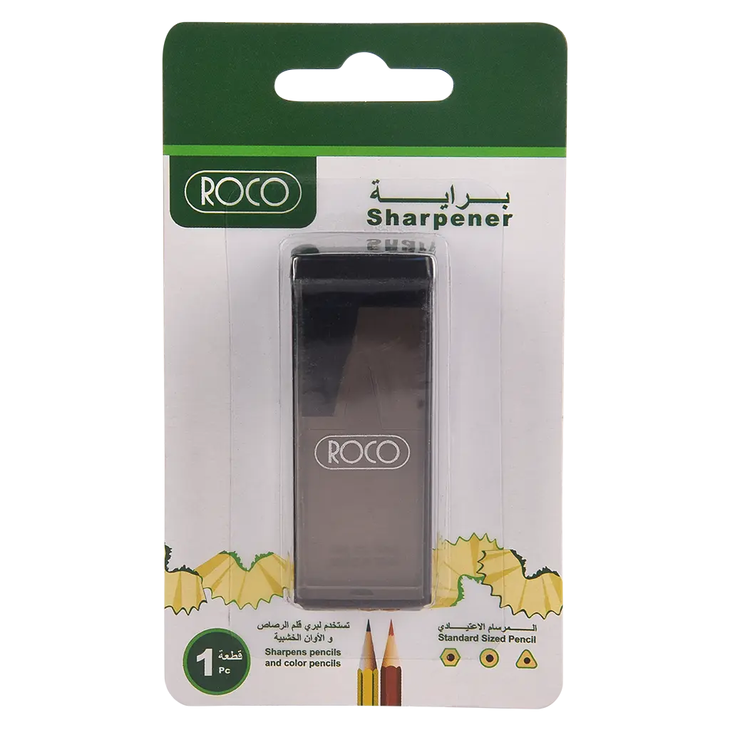 Roco Pocket Sharpener Single Hole Black - view 1