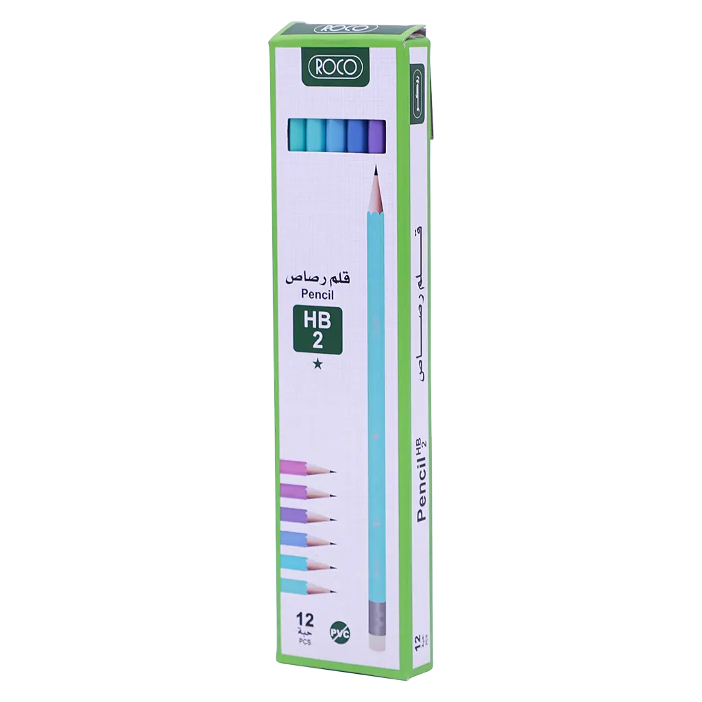 Roco Pencil With Eraser HB Blue 12 pcs - view 1