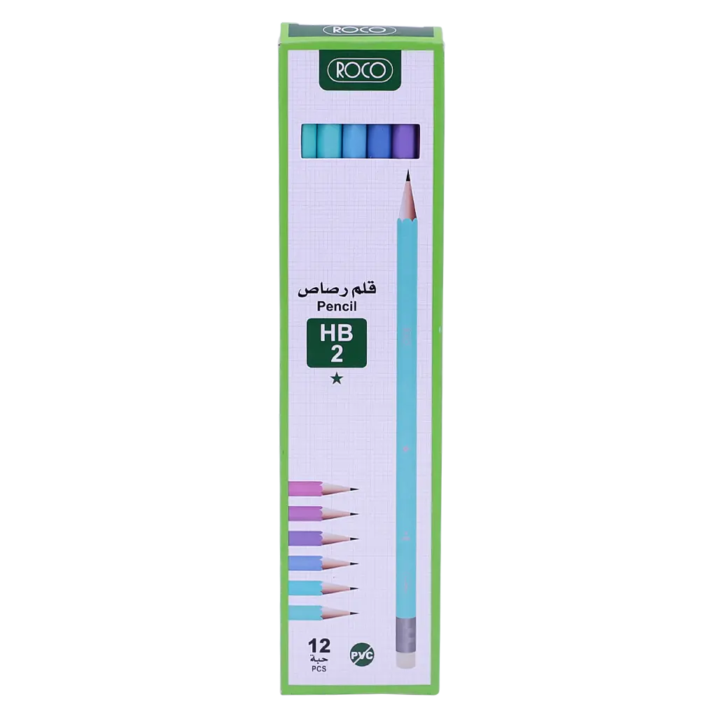 Roco Pencil With Eraser HB Blue 12 pcs - view 2