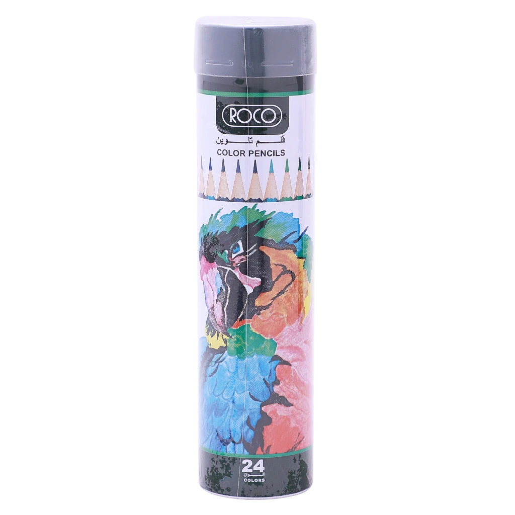 Roco Color Pencil Set Assorted Color Medium 24 Colors