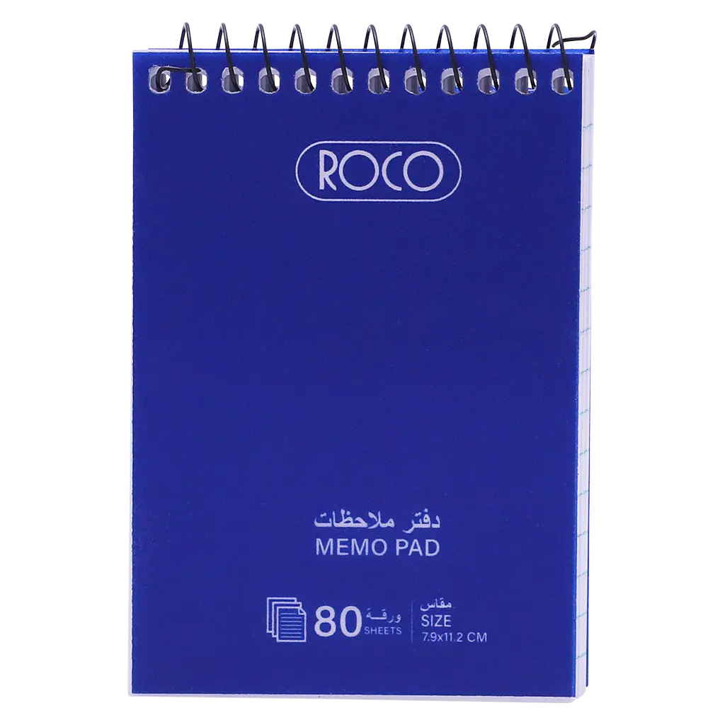 Roco Notebook 80 Sheets  Blue - view 1