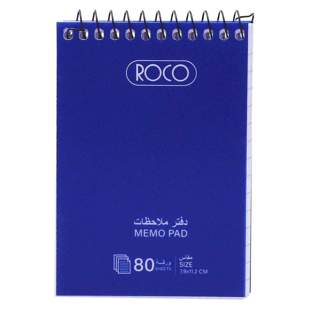 Roco Notebook 80 Sheets  Blue