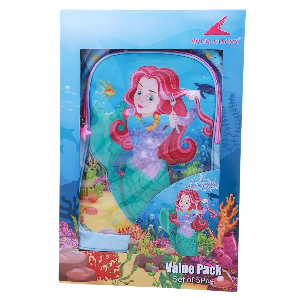 Royal Falcon Backpack Trolley  Mermaid Set of 5 pcs 16 inch - view 2