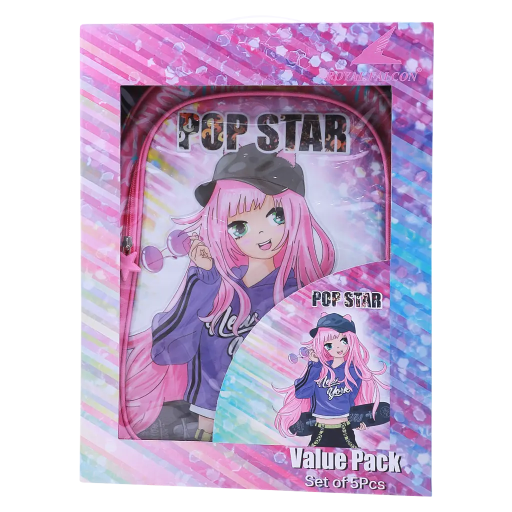 Royal Falcon Backpack Pop Star  Set of 5 pcs 16 inch - view 2